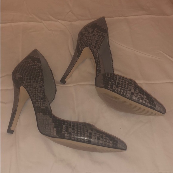 BCBG Snake Print Pumps - Picture 3 of 5
